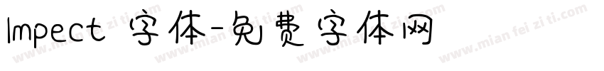 Impect 字体字体转换